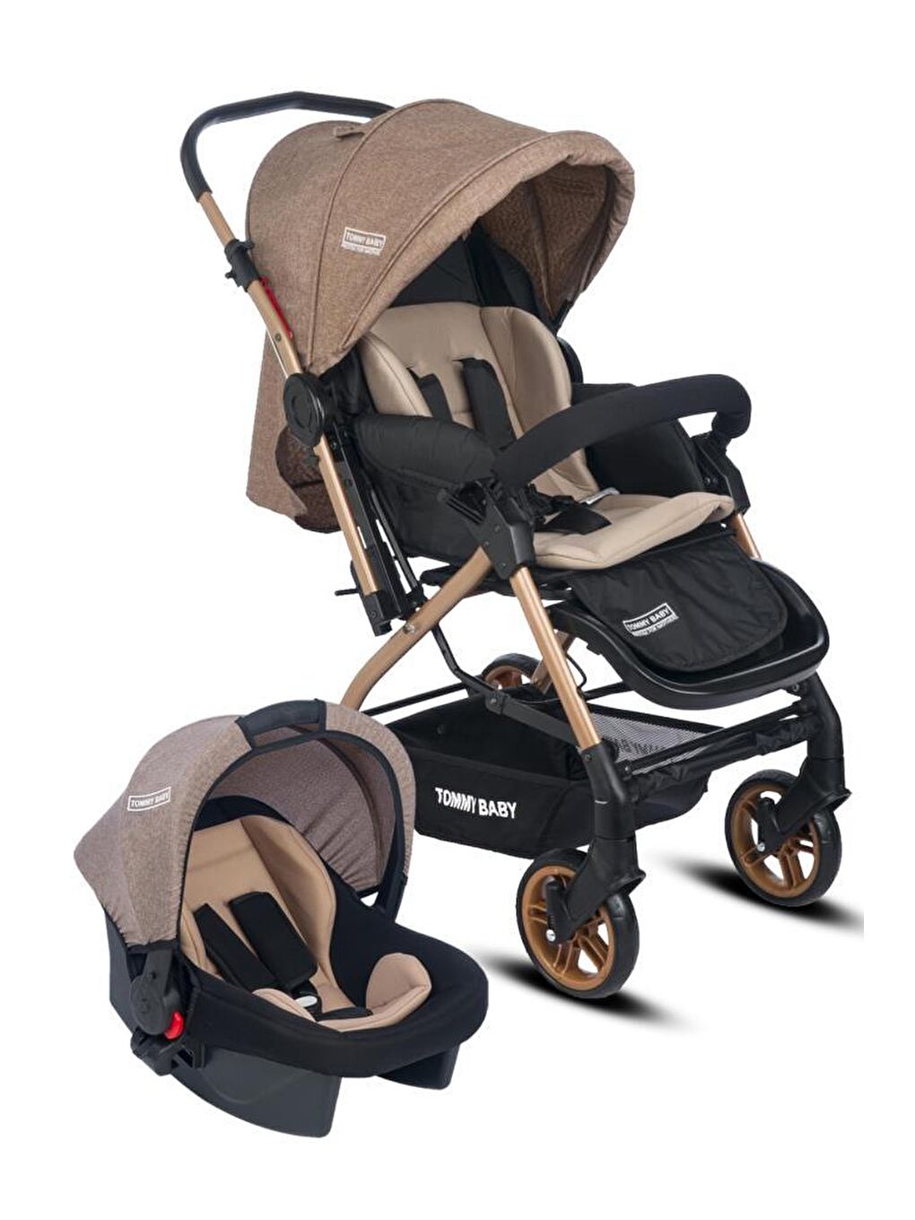 Cross Travel  Çift Yönlü Bebek Arabası Seyahat Sistem Puset