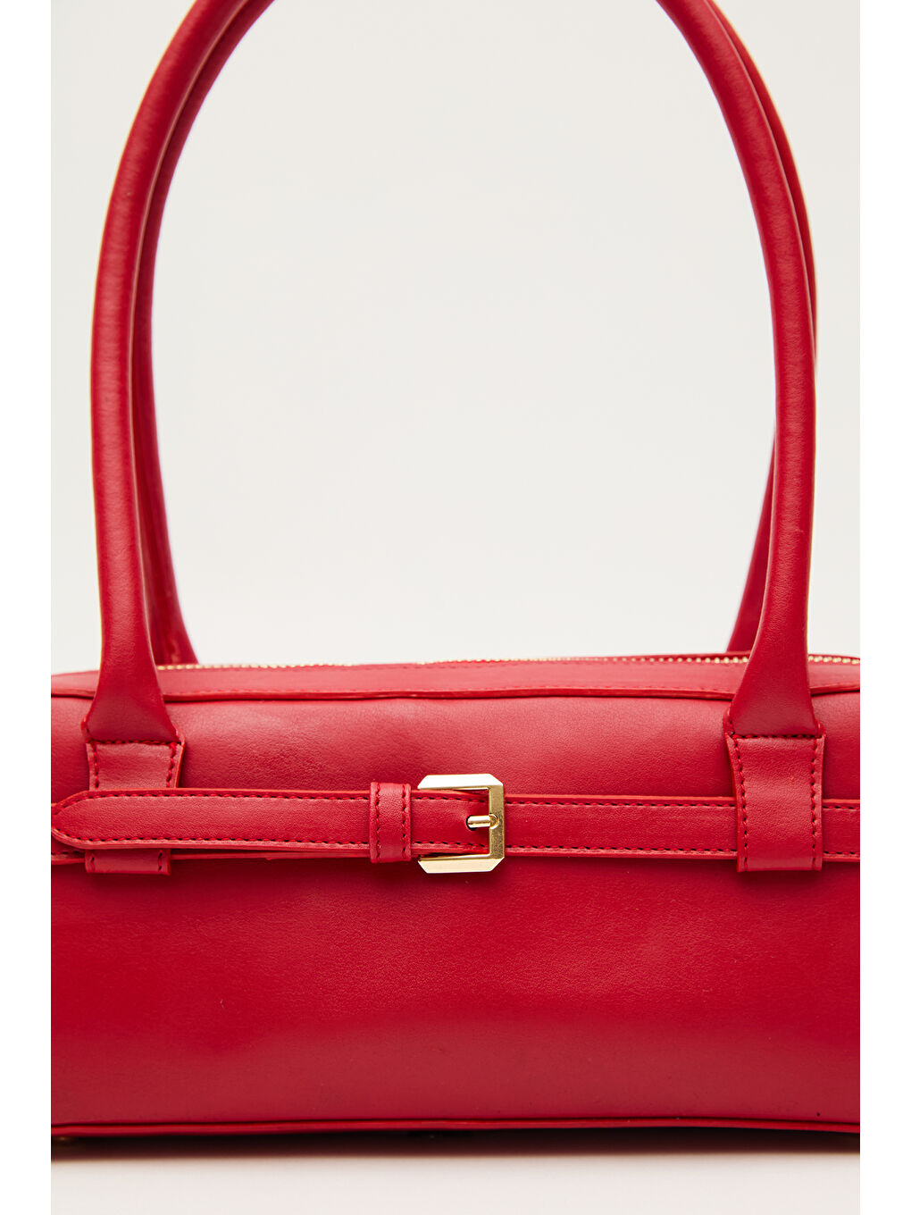 Ashley Kemerli Omuz Çantası Kırmızı-1