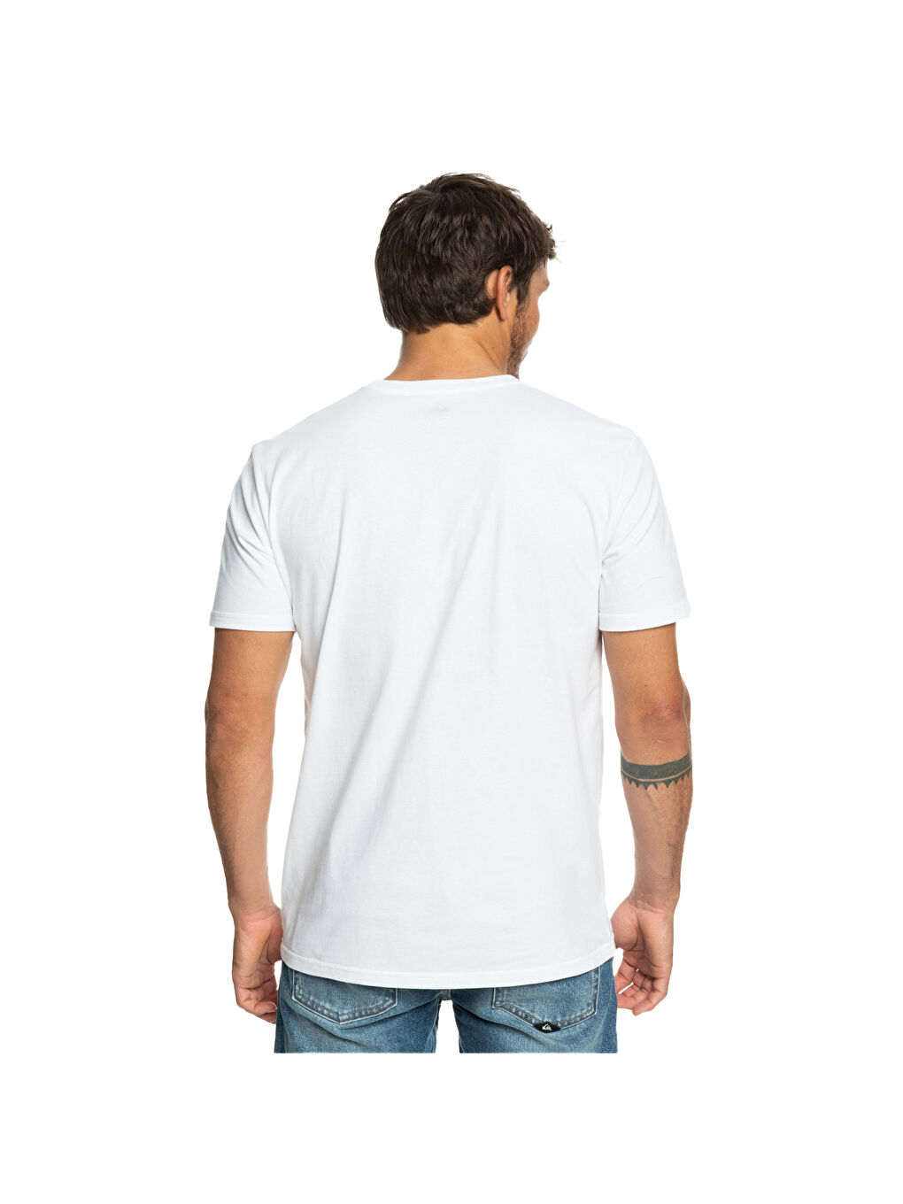 Beyaz Mwminilogo Erkek Renkli Tişört-2