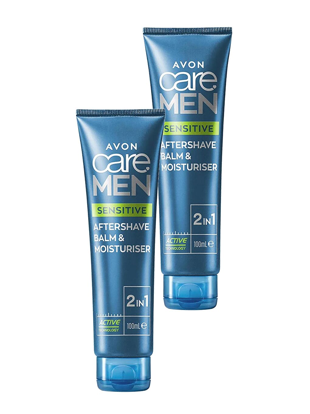 AVON Care Men Sensitive 2'si 1 Arada Tıraş Sonrası Balsam ve Nemlendirici 100 ml 2'li Set