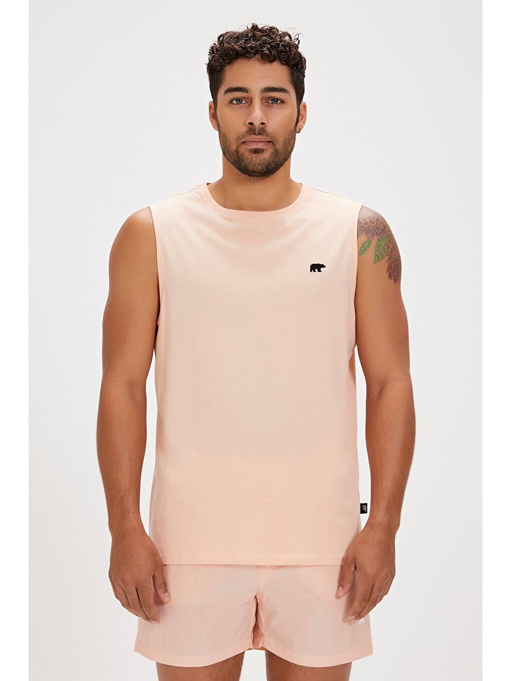 Rowan Pembe Erkek Kolsuz Tişört-3