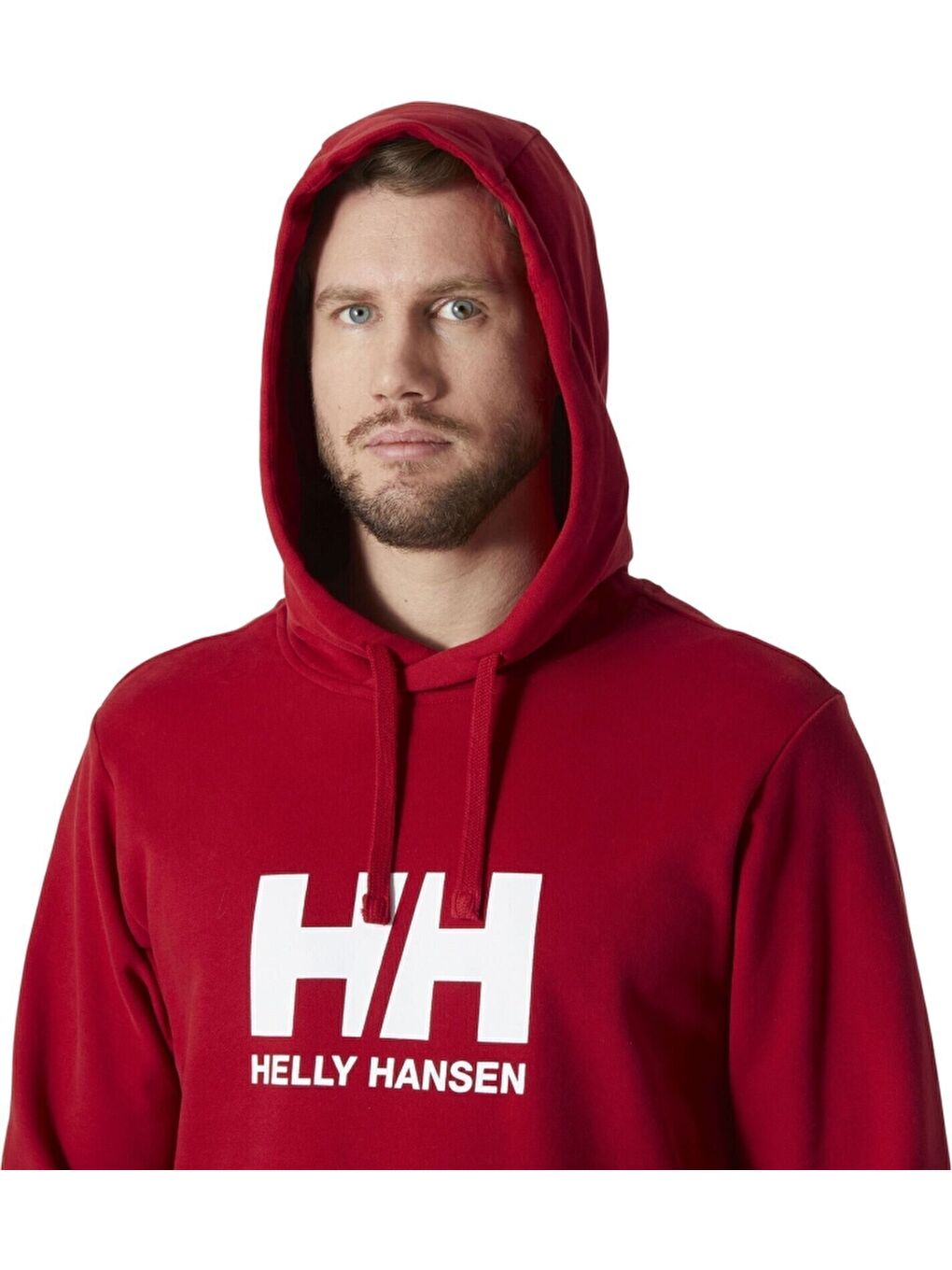 Helly Hansen Kırmızı HH Logo 2 0 Kapüşonlu Erkek Sweatshirt HHA 30394 162 - 2