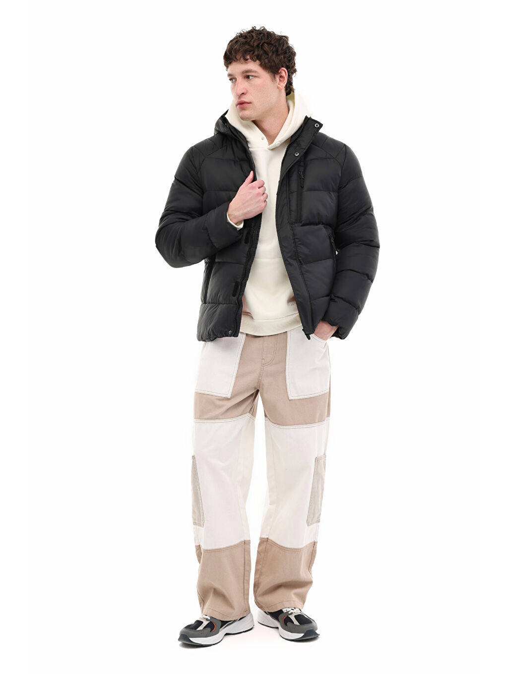 ML FAITH 2KSY-HY24706 Siyah Erkek Şişme Mont-2