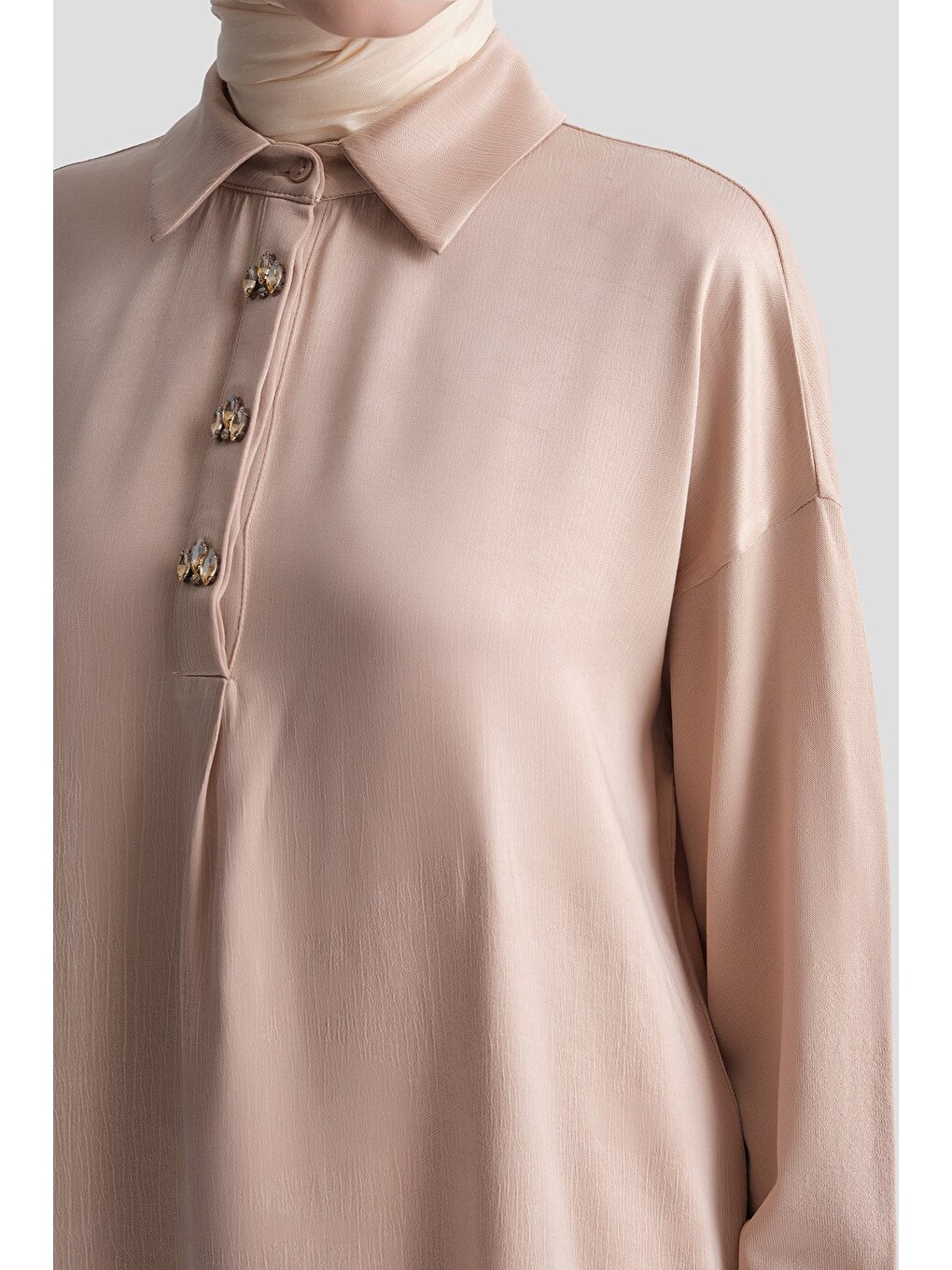 Kupra Mixli Triko Tunik 25k2006 Bej-5