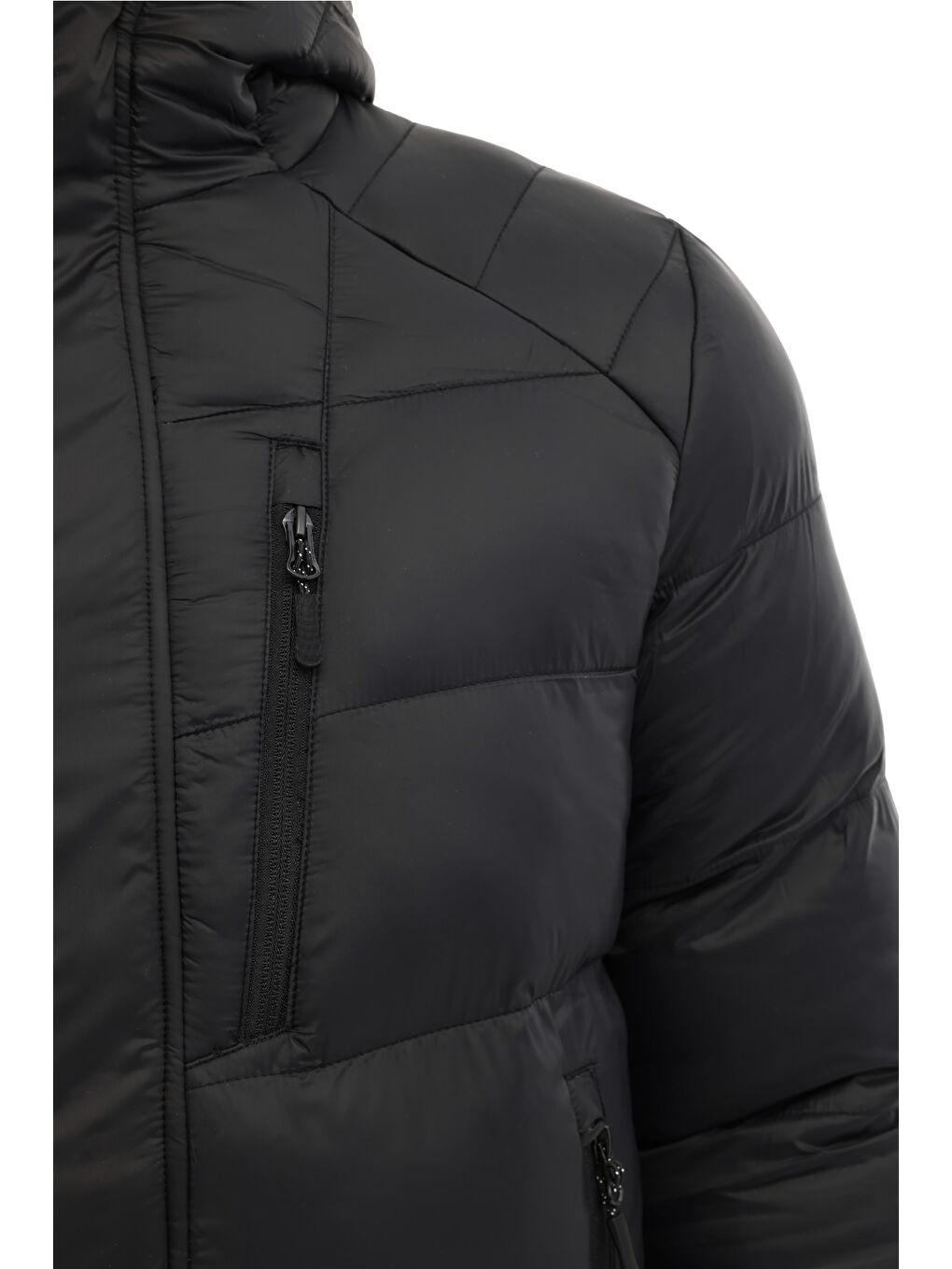 ML FAITH 2KSY-HY24706 Siyah Erkek Şişme Mont-3