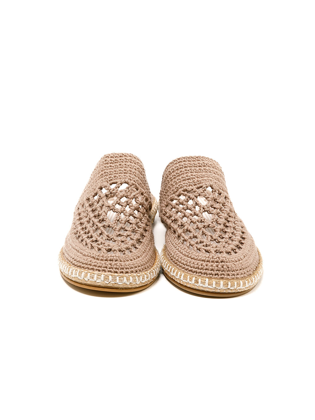 Bej Kadın Terlik BBS_JMY Knitwear Slippers Olive Green-3