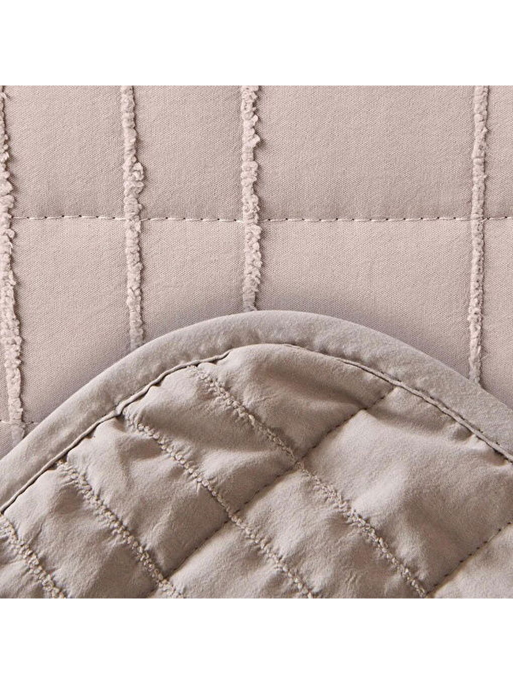 Soft Elit Çift Kişilik Yatak Örtüsü Seti - Bej - 200x230 cm-4