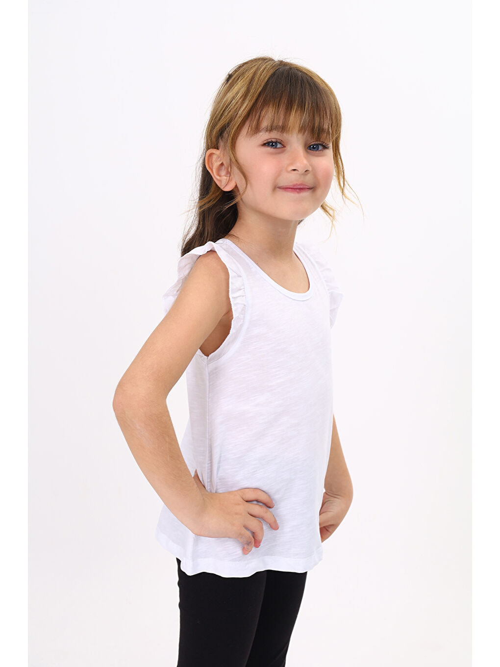 Toontoykids Beyaz Kız Çocuk Atlet - 3