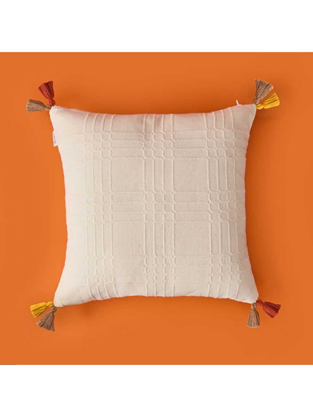 Soft Reine Kırlent - Ekru - 40x40 cm-4