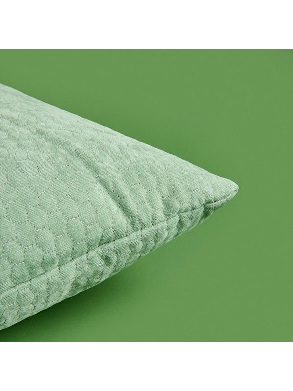 Soft Fabia Kırlent - Yeşil - 35x55 cm-2