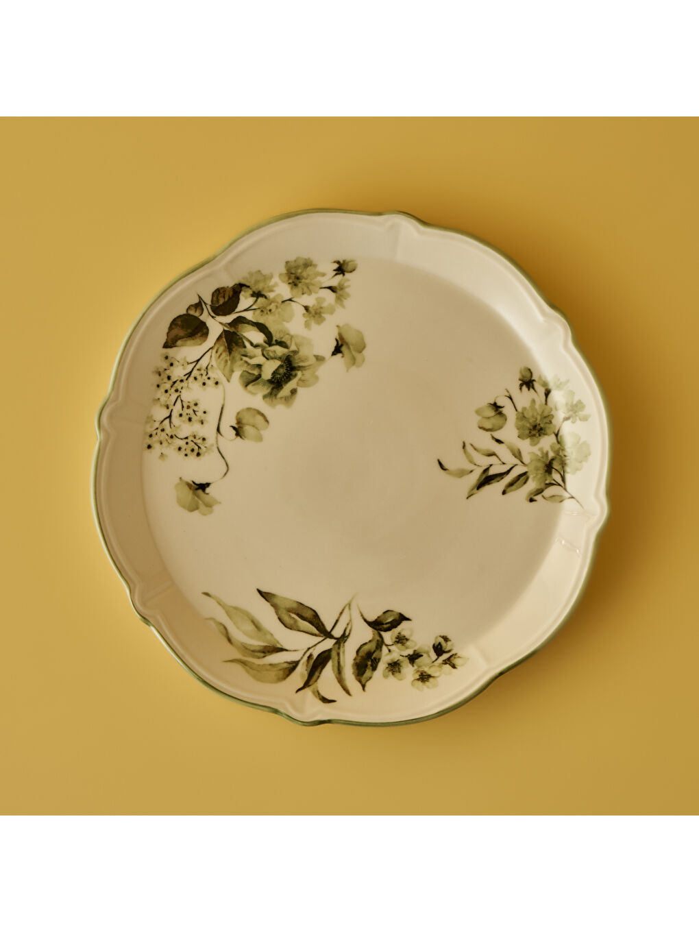 Julia Stoneware Sunum Tabağı Yeşil (32 cm)