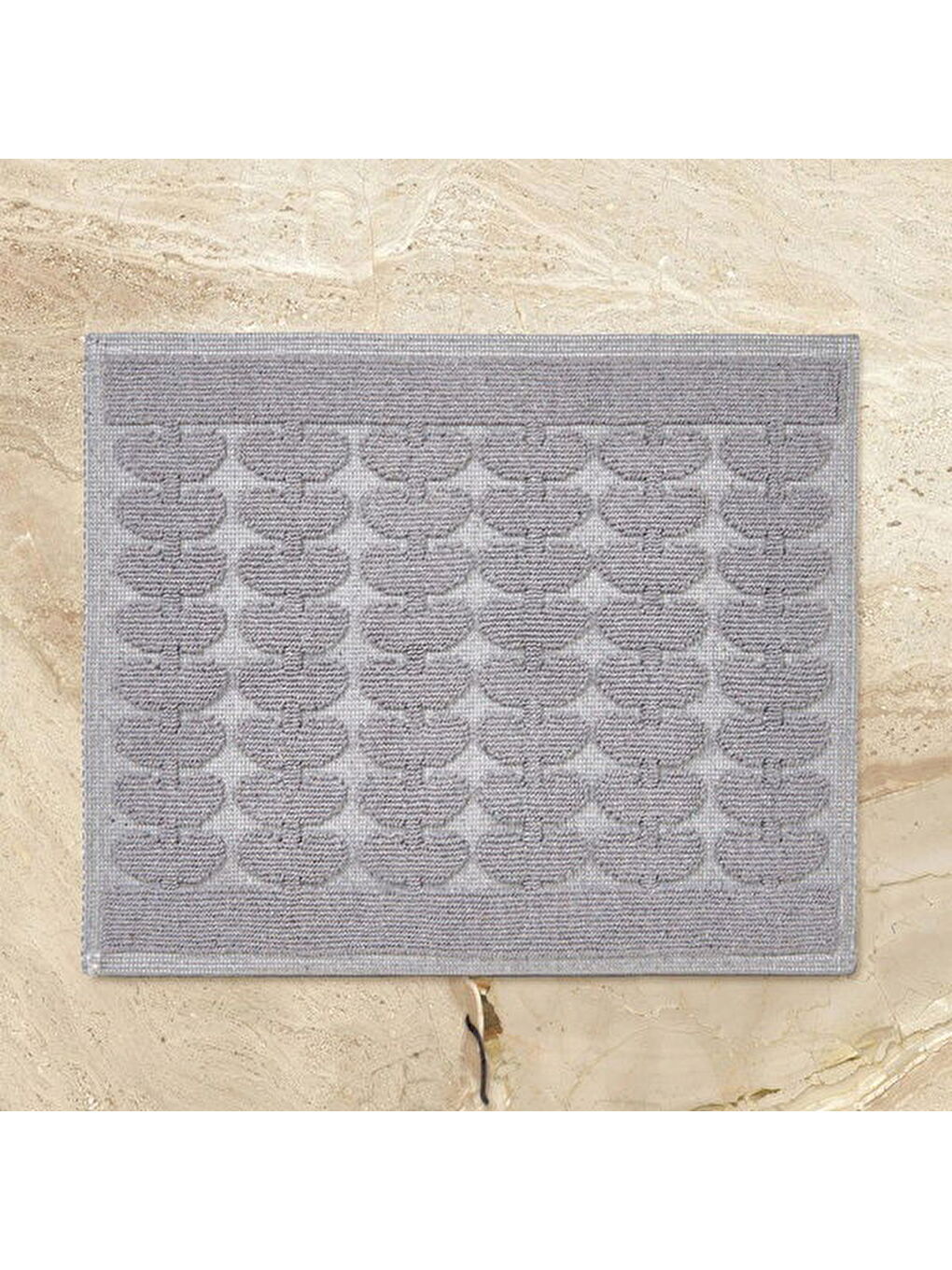 Soft Mosir 2'li Banyo Paspası - Gri - 60x100 cm + 50x60 cm-3