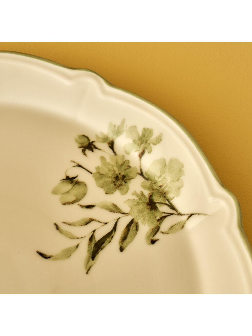 Julia Stoneware Sunum Tabağı Yeşil (32 cm)-2