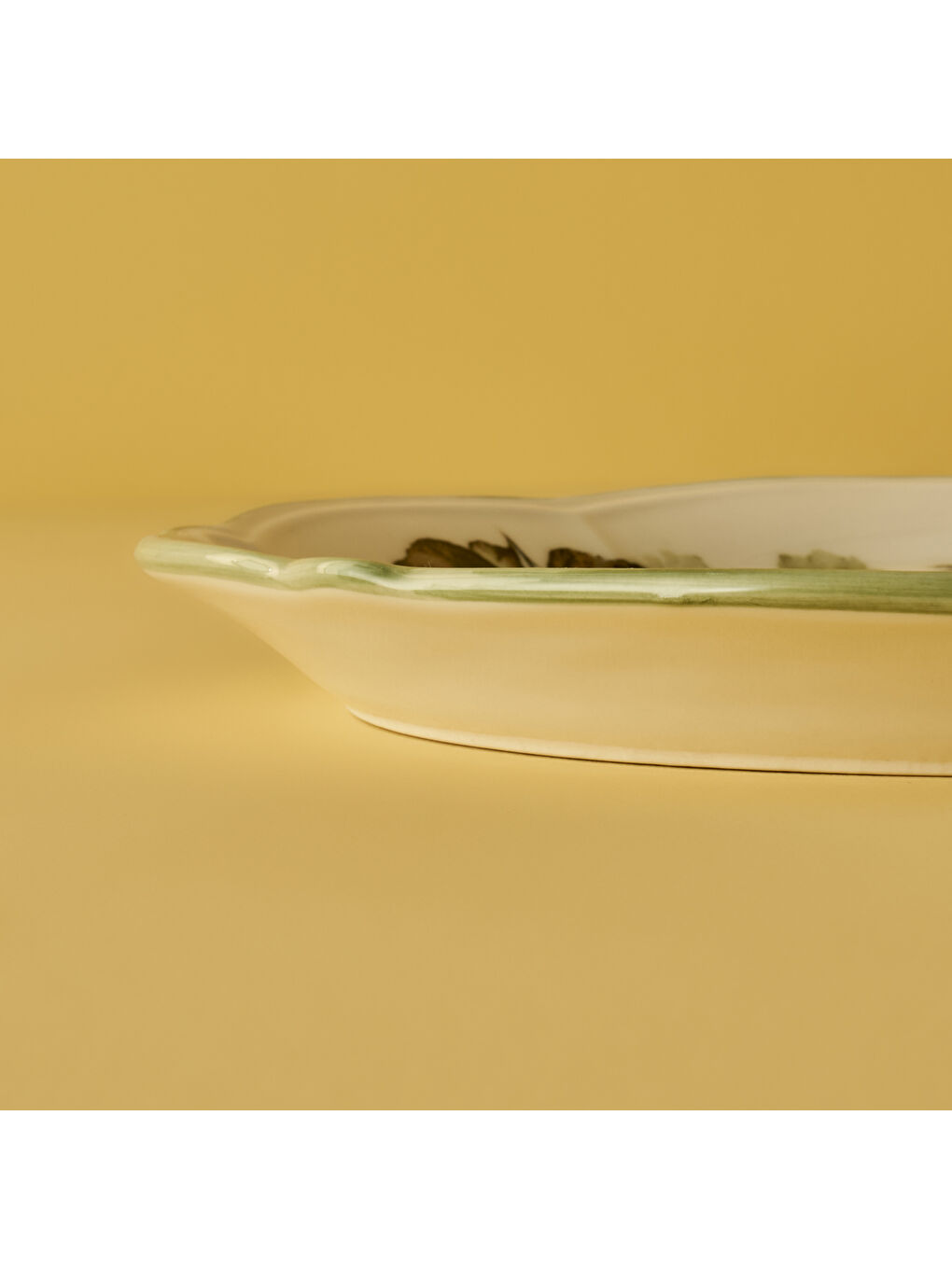 Julia Stoneware Sunum Tabağı Yeşil (32 cm)-3