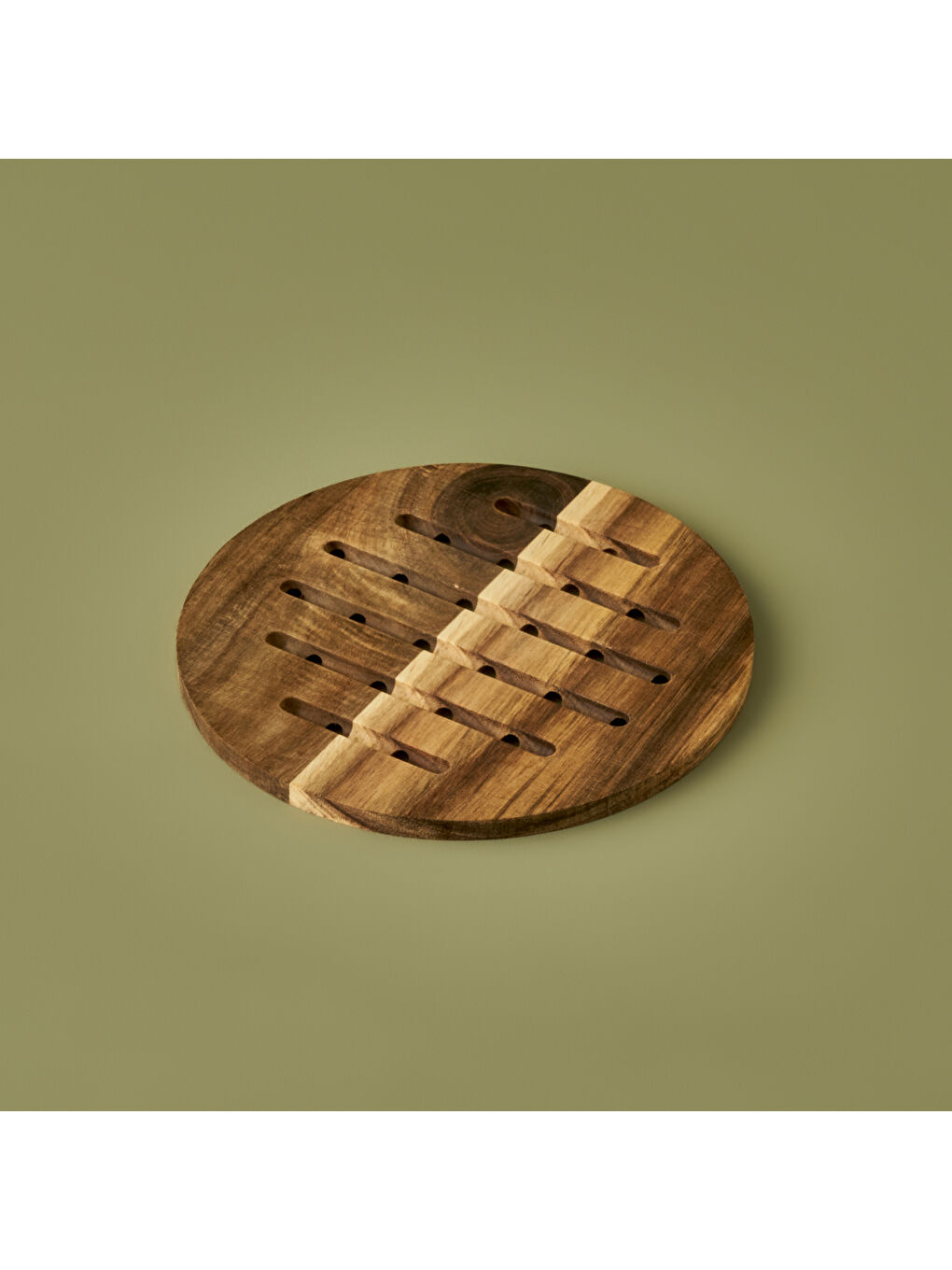 Bej Harmony Nihale Yuvarlak Naturel (20 cm)