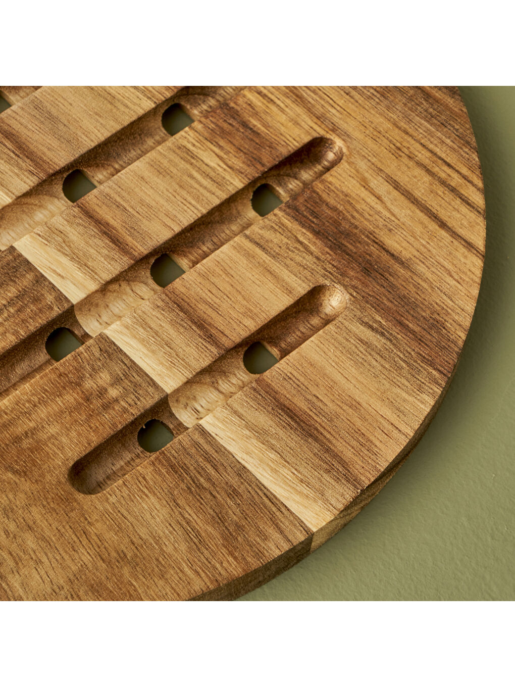 Bej Harmony Nihale Yuvarlak Naturel (20 cm)-1