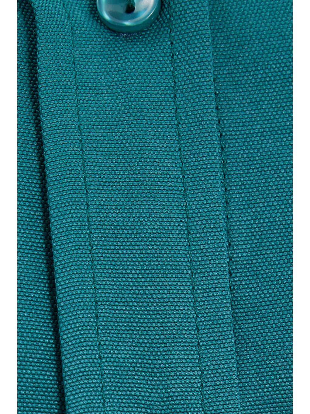 Kadın Slim Fit Dar Kesim Uzun Kollu Pamuklu Vücuda Oturan Dokulu Yeşil Basic Gömlek-5