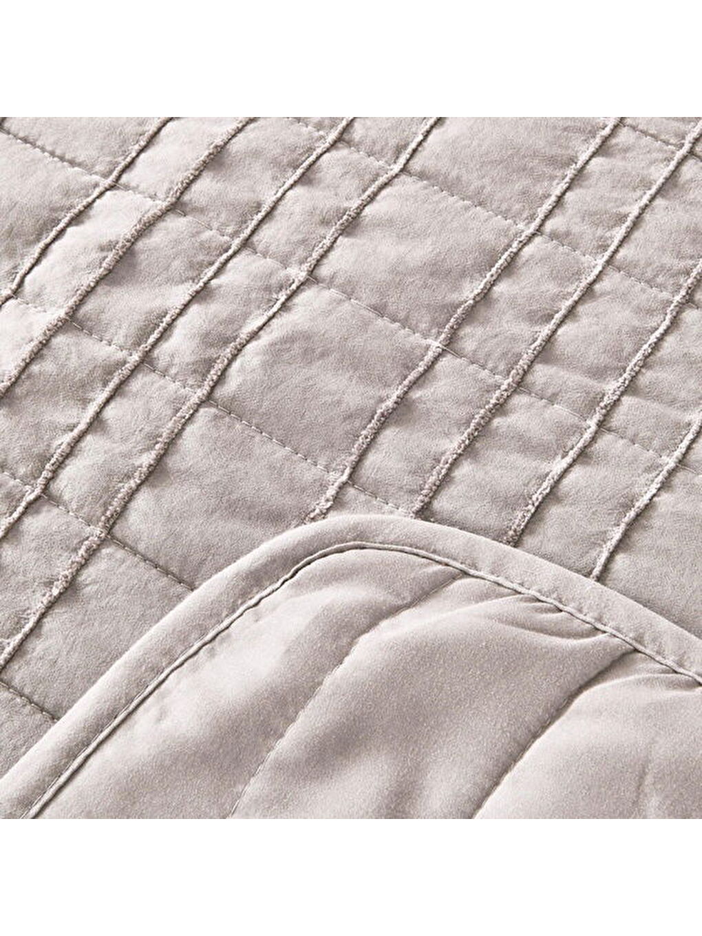 Soft Elit Çift Kişilik Yatak Örtüsü Seti - Gri - 200x230 cm-2