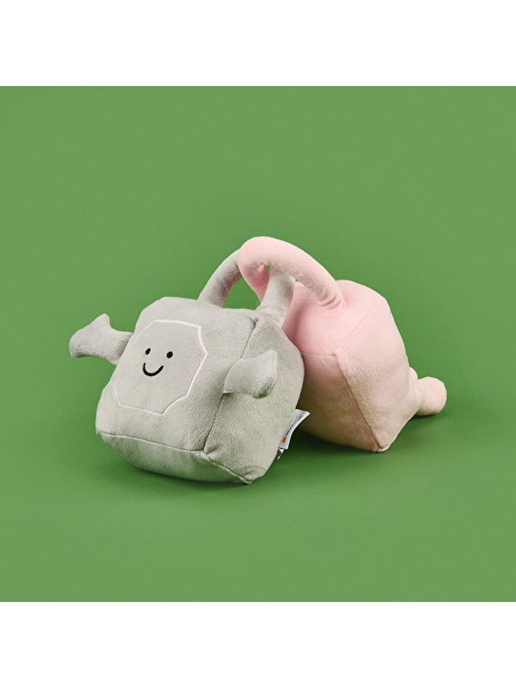 Soft Kilit Figürlü 2'li Yastık - Pembe / Gri-3