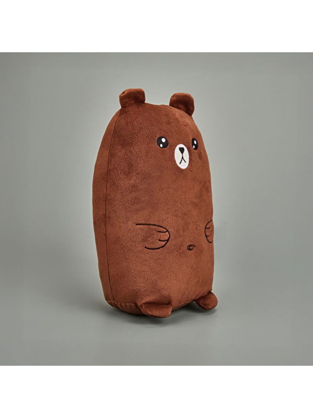 Evidea Soft Bear Figürlü Yastık - Kahverengi - 30x33 cm - 2