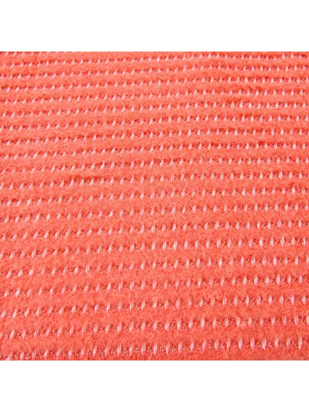 Turuncu Soft Moza Pamuklu Tv Battaniyesi - Yavruağzı - 130x170 cm-2