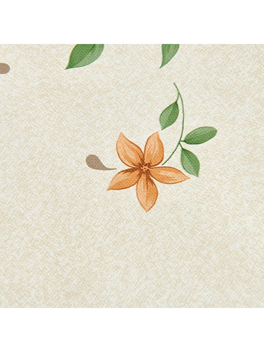 Soft Botanica Pvc Masa Örtüsü - Bej - 140x200 cm-1