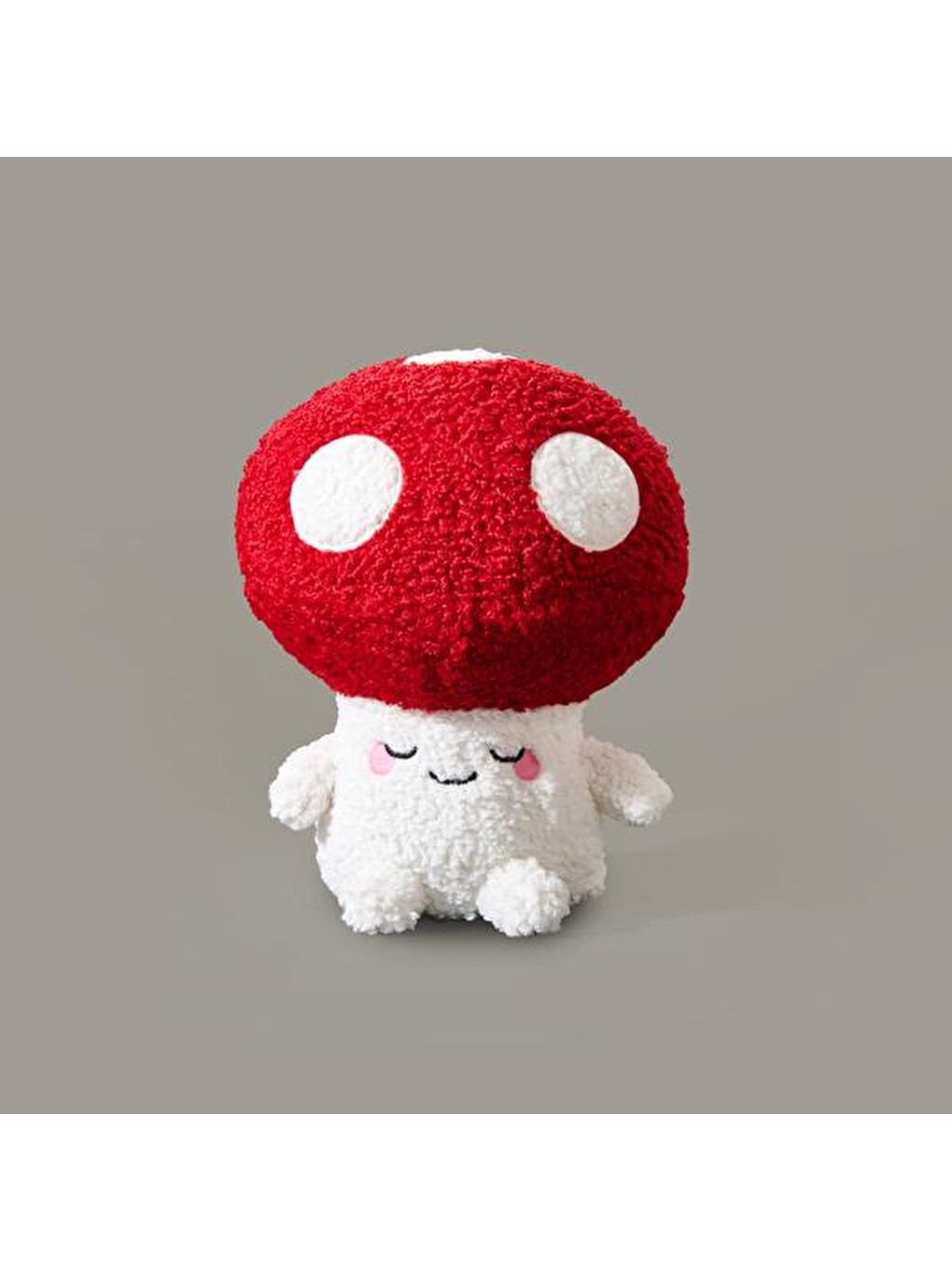 Soft Mantar Figürlü Yastık - Kırmızı- 30x30 cm-3