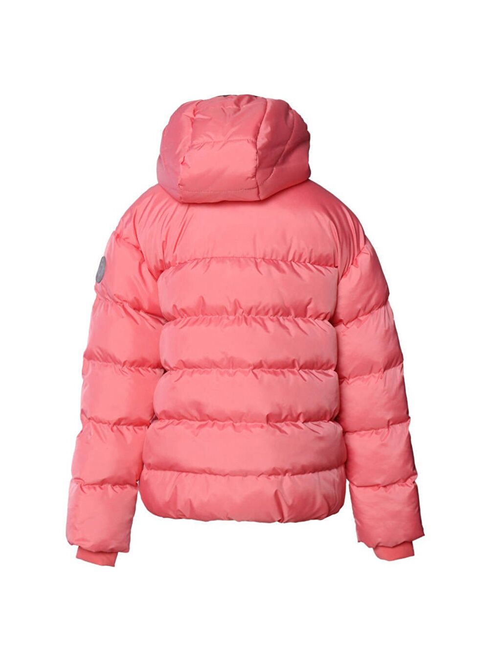 Geona Kız Çocuk Pembe Kapüşonlu Şişme Mont-2
