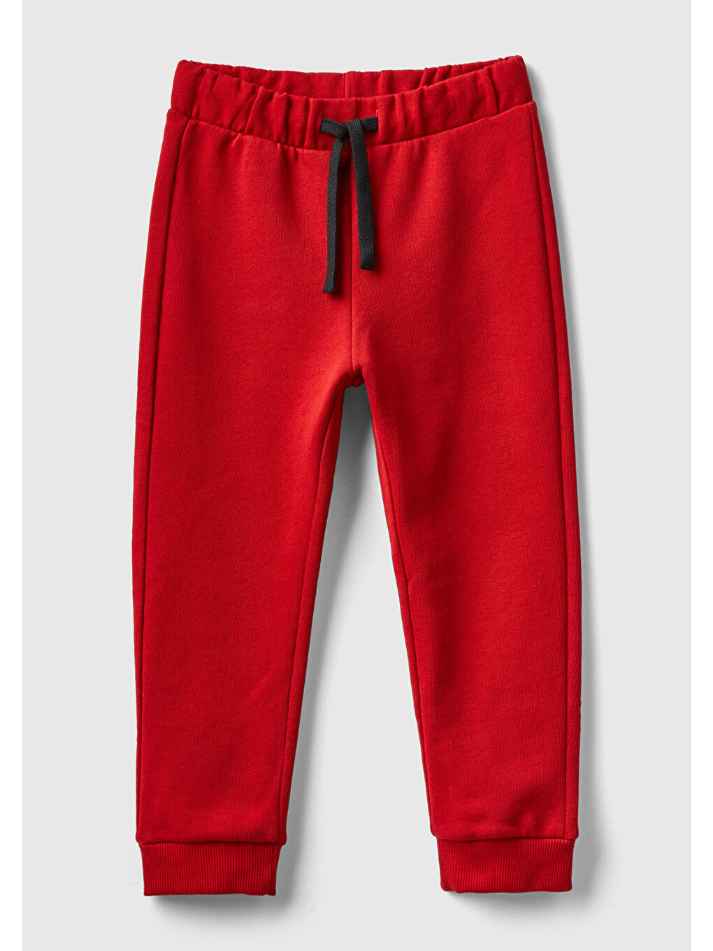 Erkek Çocuk Kırmızı Beli ve Paçası Lastikli Arka Cebi Logolu Eşofman Altı