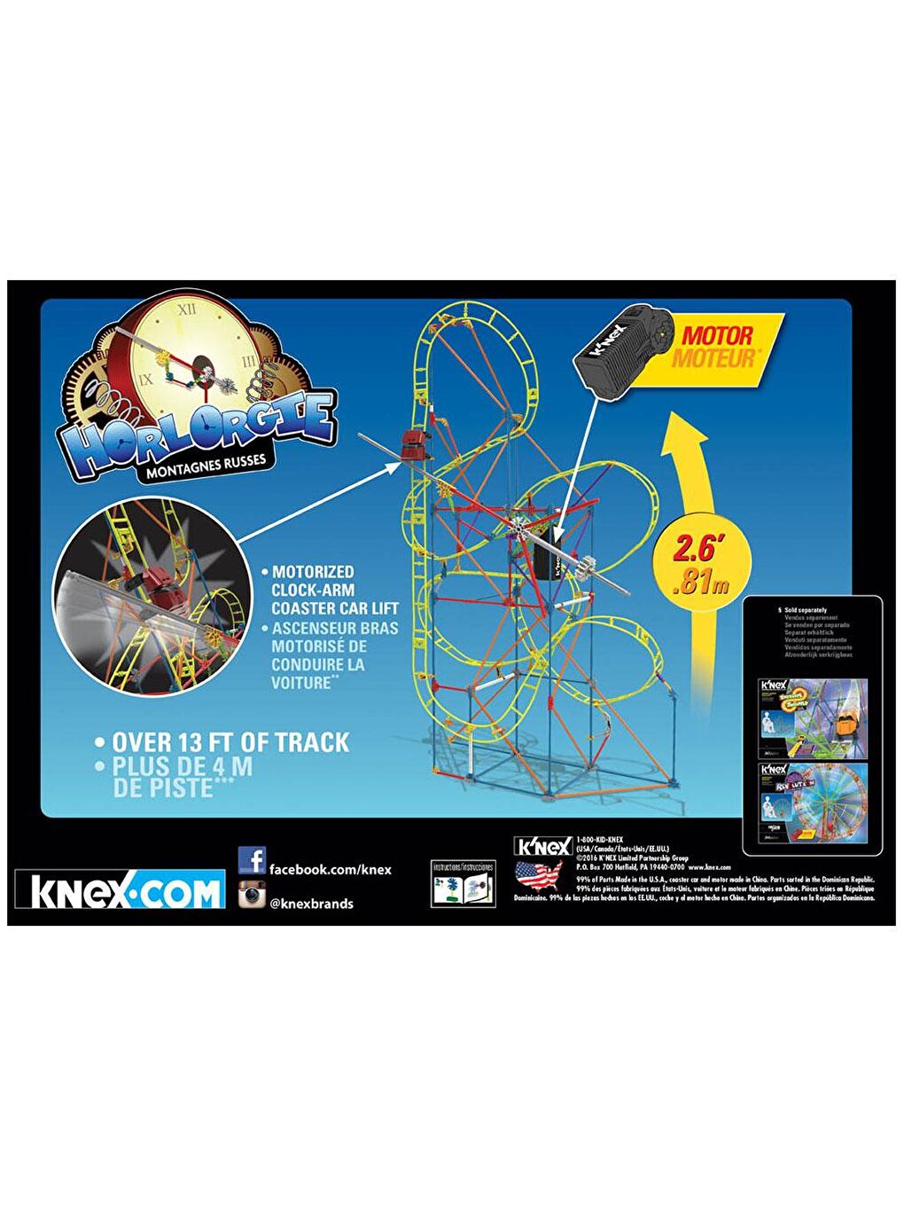 KNex Karışık K'Nex Clock Work Roller Coaster (Motorlu) Hız Treni - 5