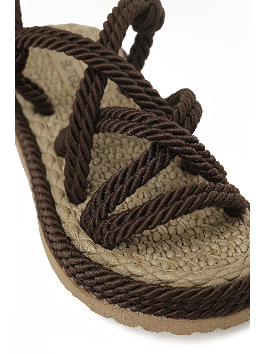 HAİLEY 6FX Kahverengi Kadın Düz Sandalet-6