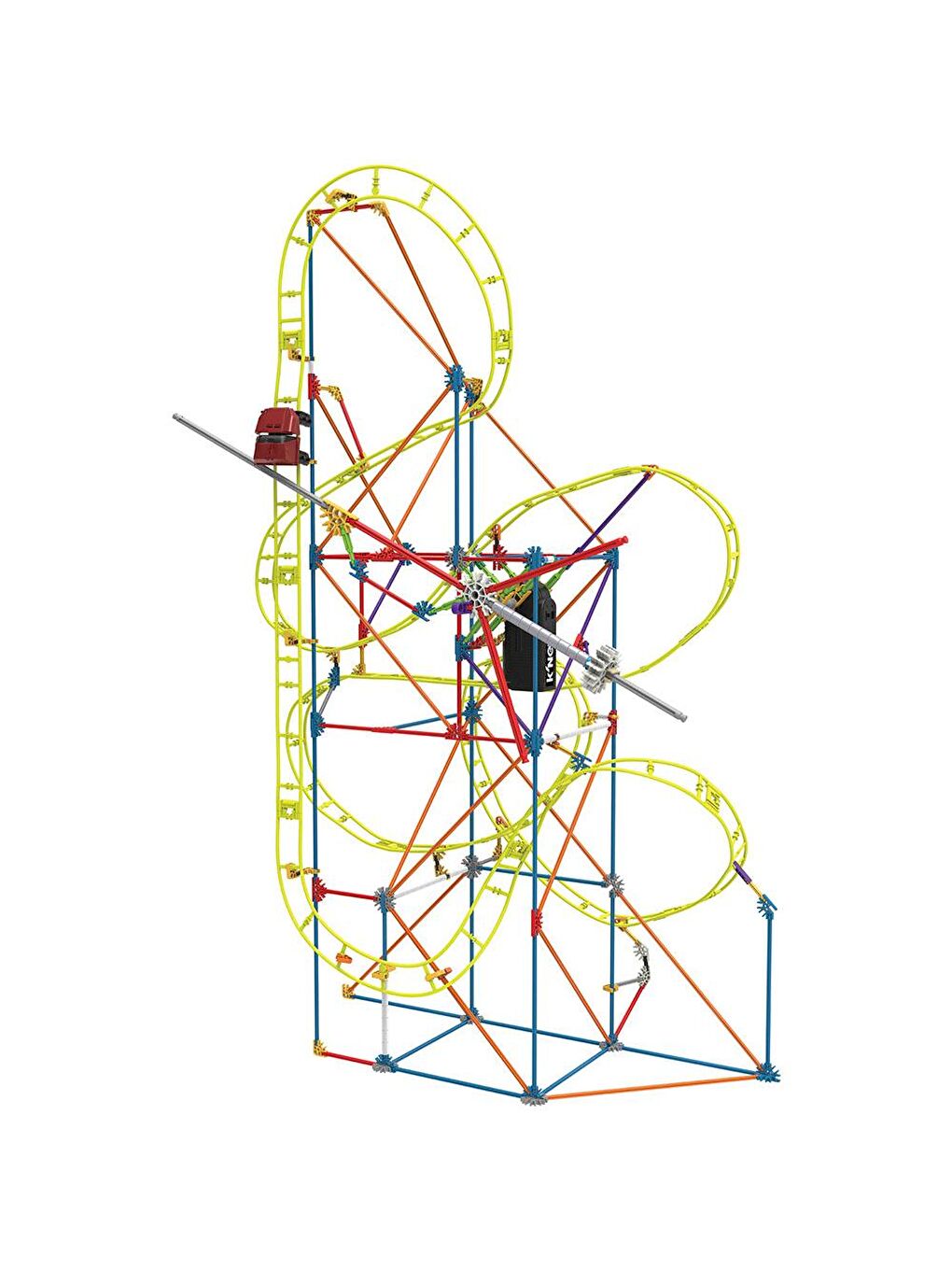 KNex Karışık K'Nex Clock Work Roller Coaster (Motorlu) Hız Treni - 2