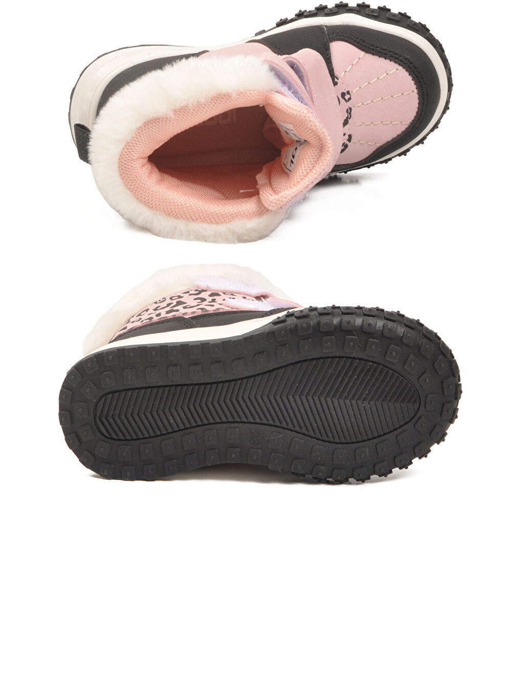 Pembe Pudra Cırtlı Kaymaz Taban Kız Çocuk Bot Shade B-4