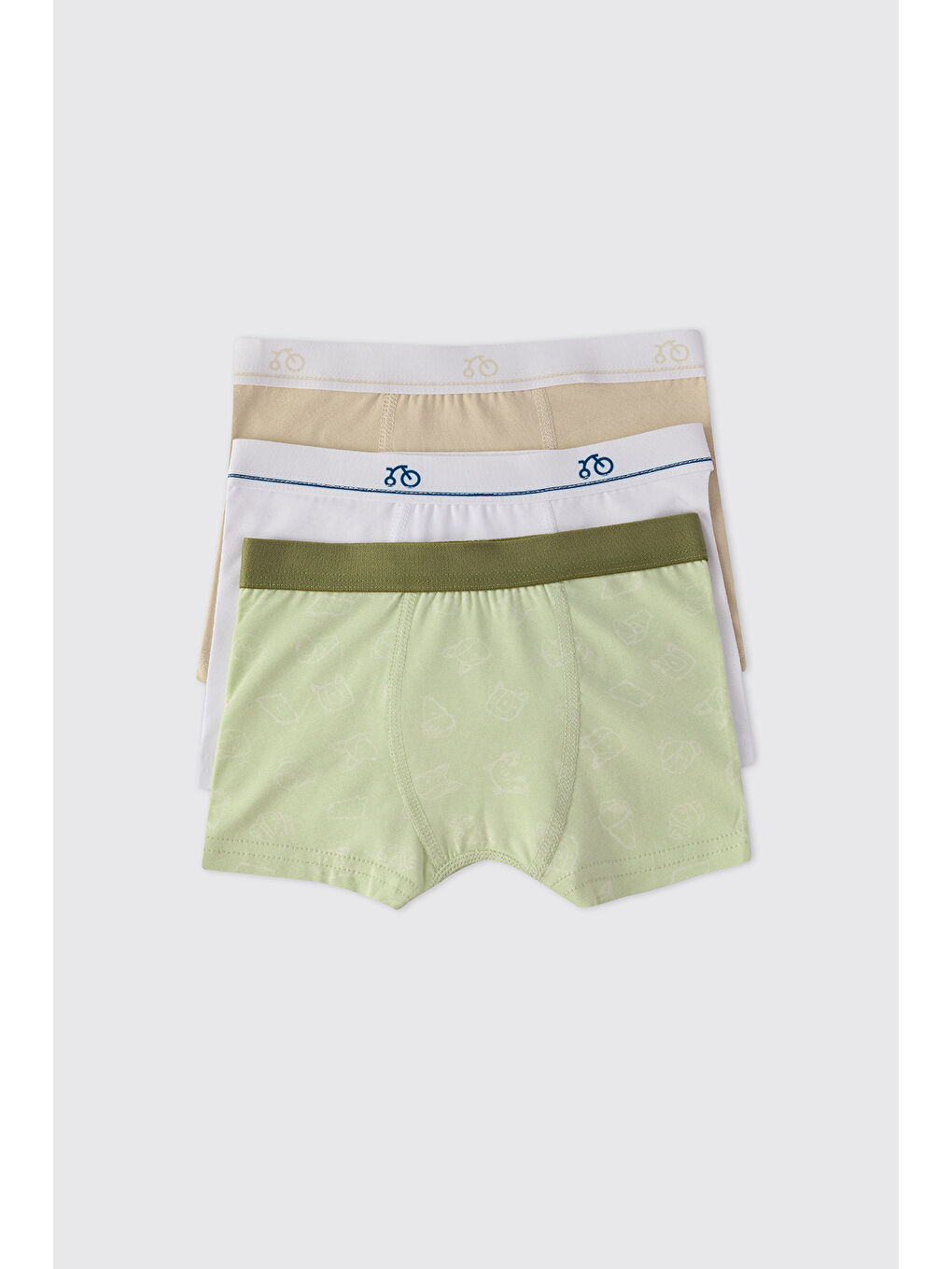 Karışık Erkek Çocuk 3'lü Boxer Seti