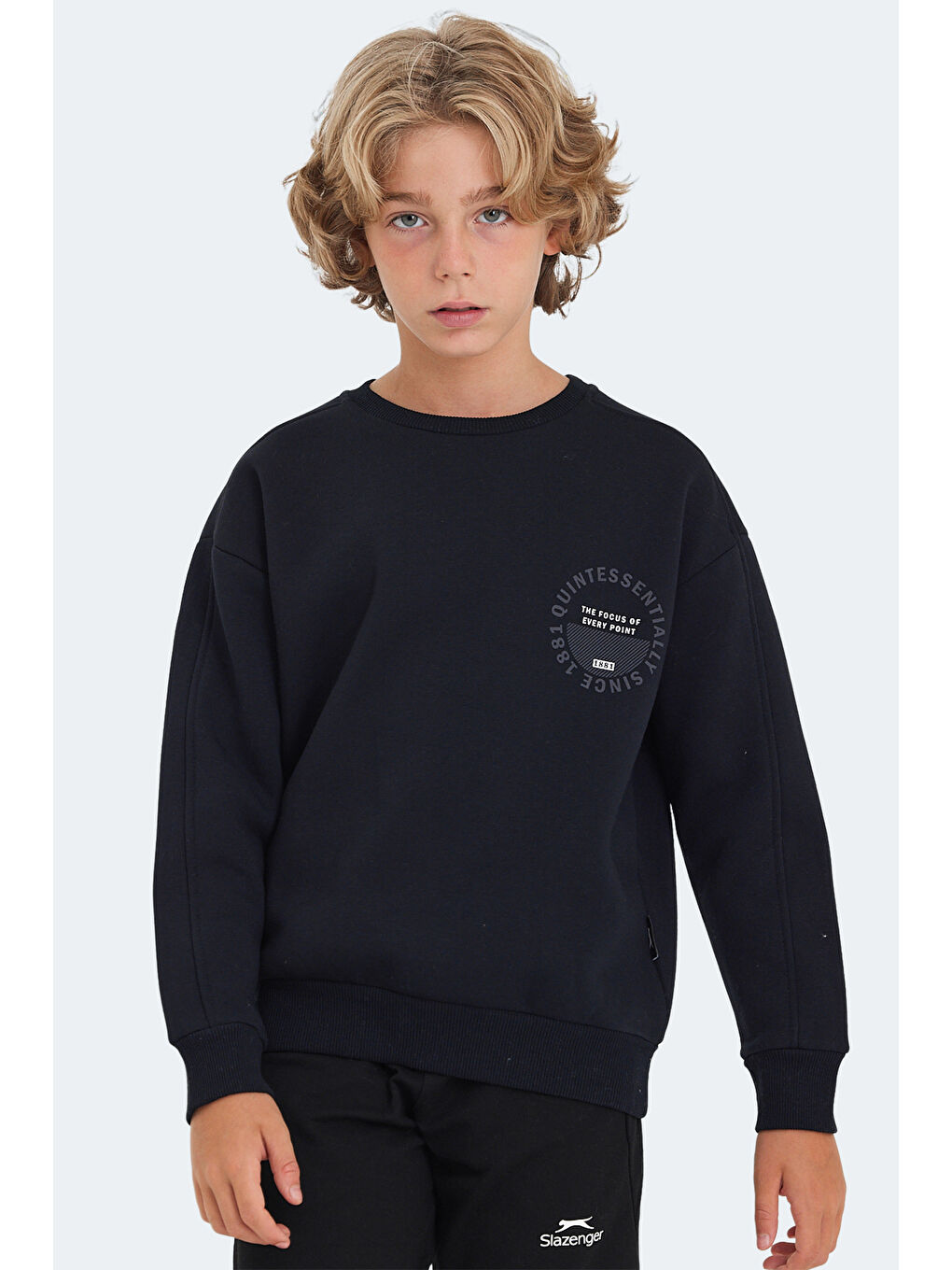 LONE 2 li Set Unisex Çocuk Lacivert - Mavi Sweatshırt-2