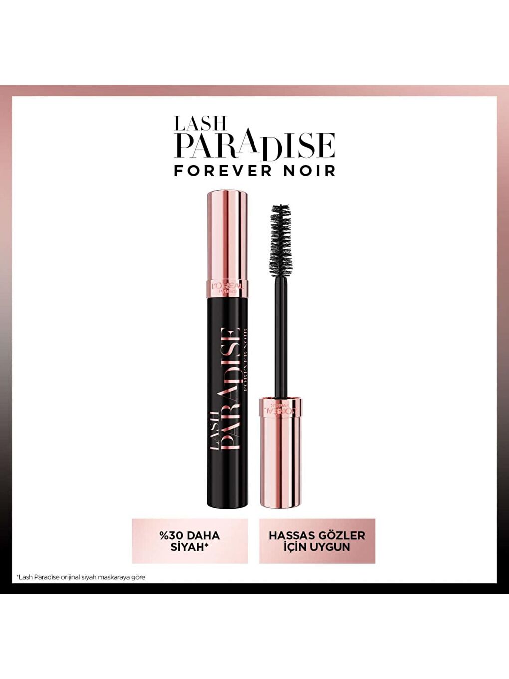 L'Oreal Paris Siyah Lash Paradise Forever Noir Maskara