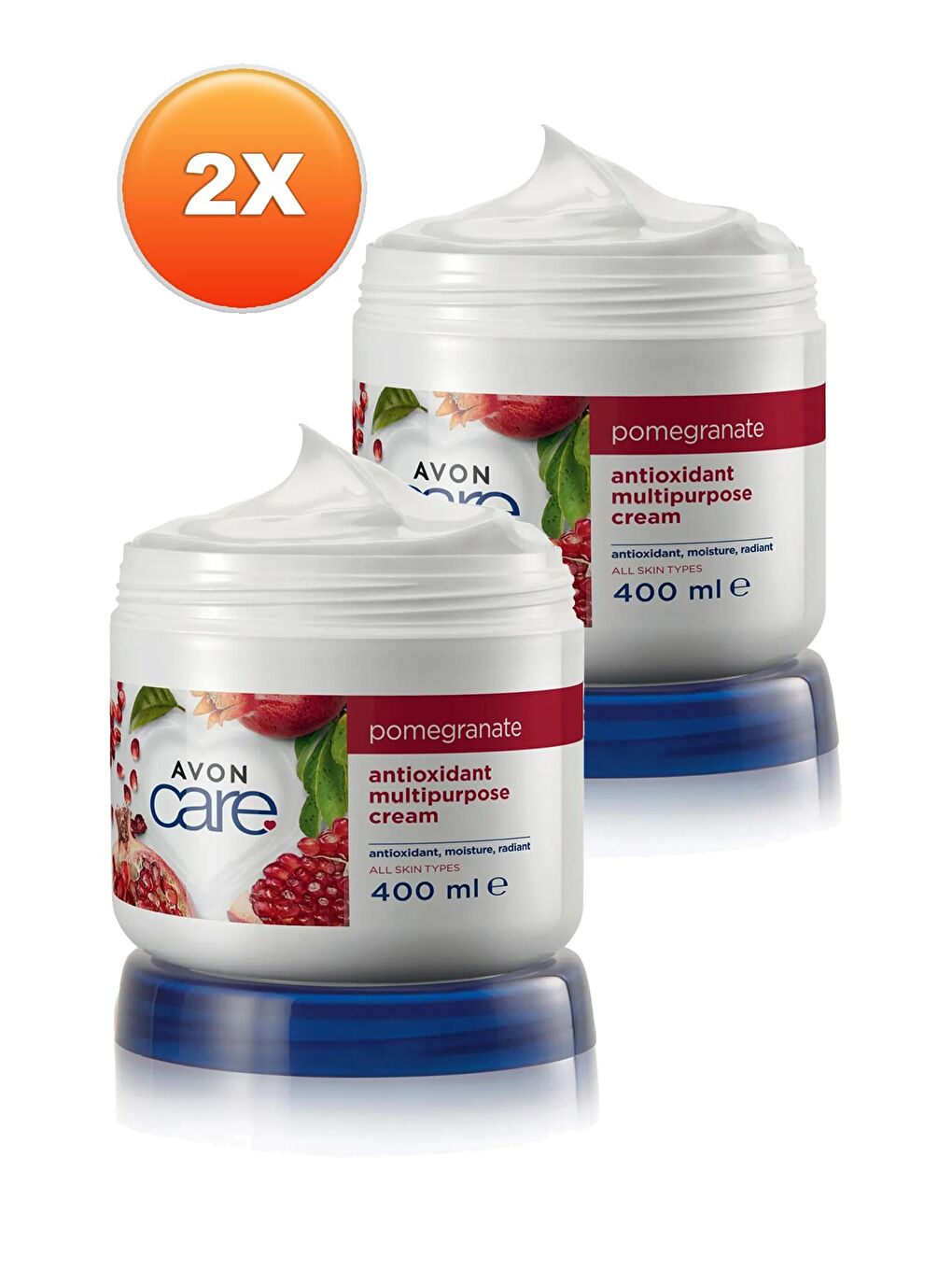 AVON Renksiz Care Nar Özü Içeren Çok Amaçlı Krem 400 Ml. İkili Set - 1