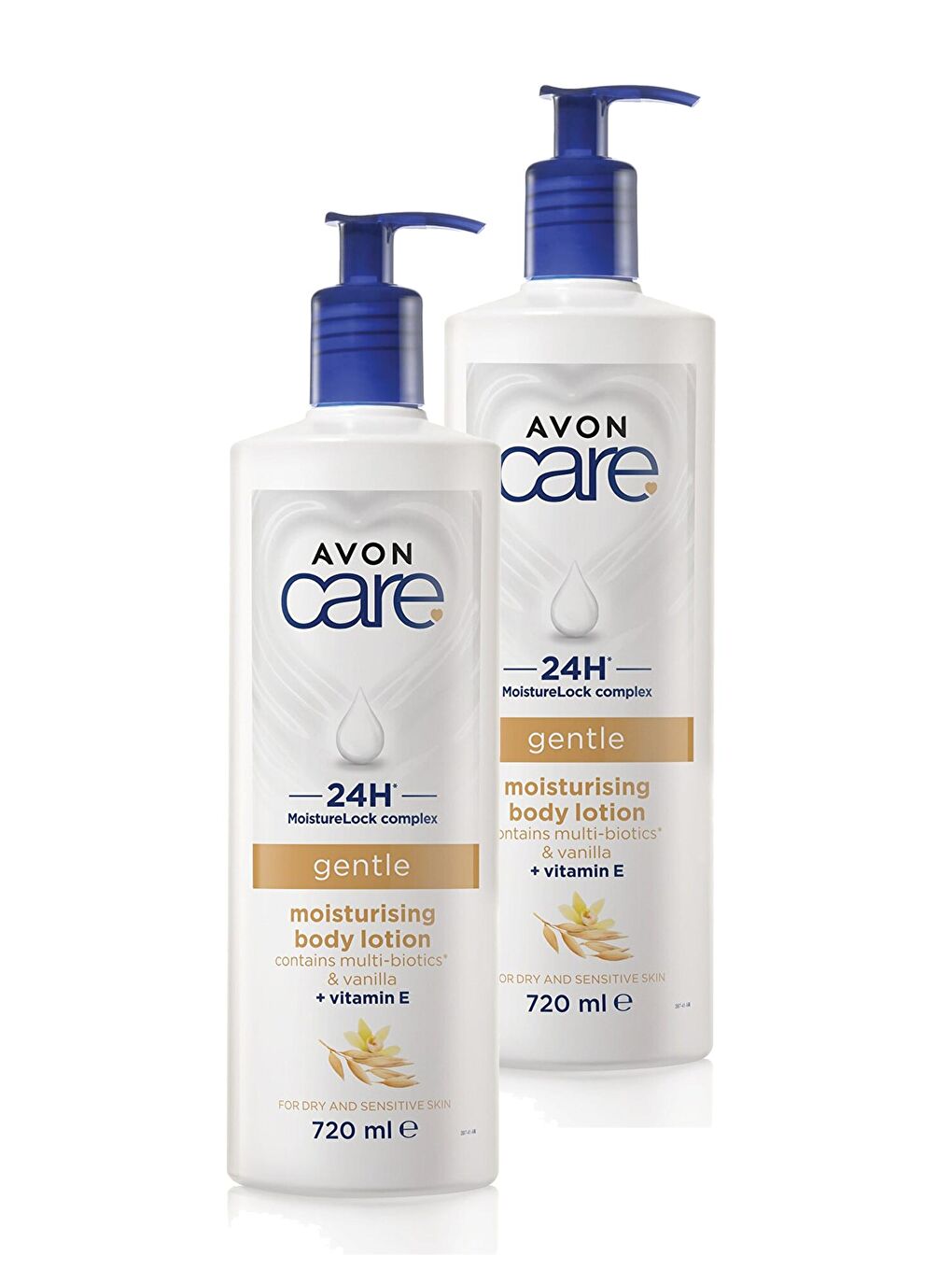 AVON Renksiz Care Vanilya Içeren E Vitaminli Kuru Ciltler İçin Vücut Losyonu 720 Ml. İkili Set