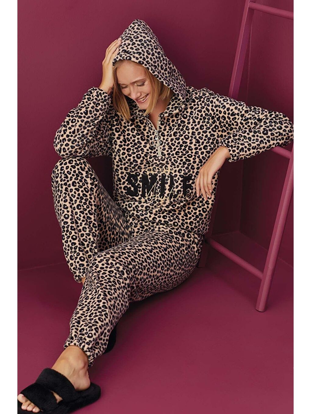 Bej Softboa Eşofman Takım 8505