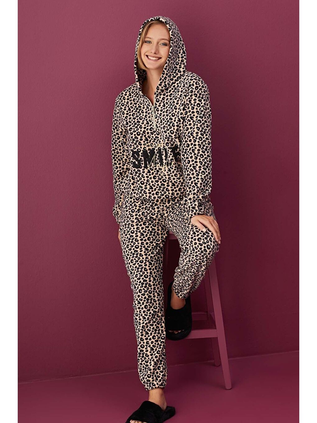 Bej Softboa Eşofman Takım 8505-1