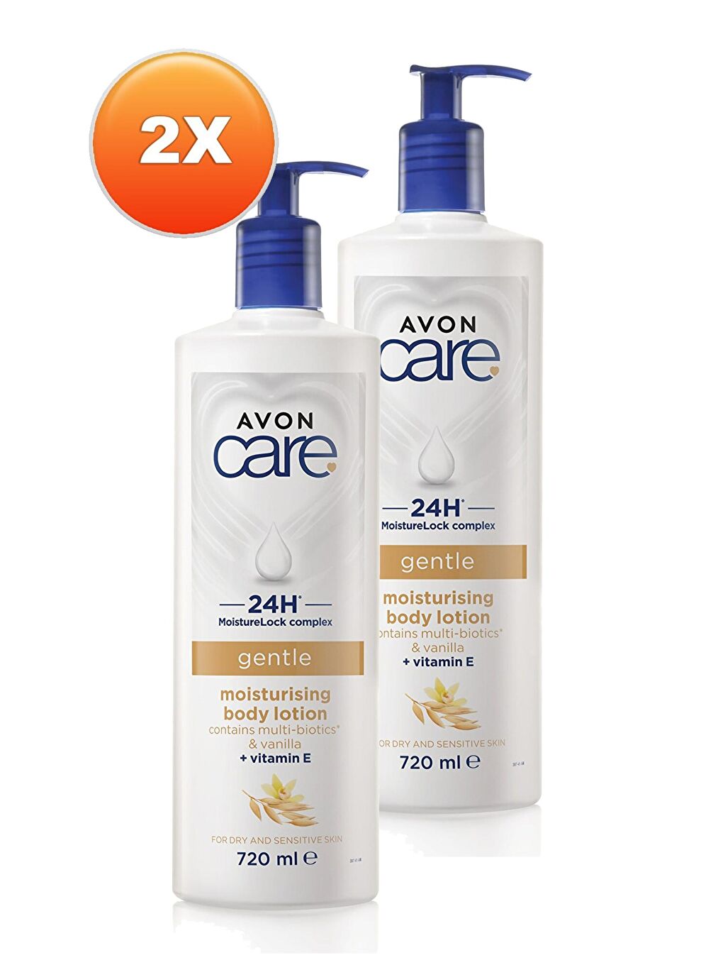 AVON Renksiz Care Vanilya Içeren E Vitaminli Kuru Ciltler İçin Vücut Losyonu 720 Ml. İkili Set - 1