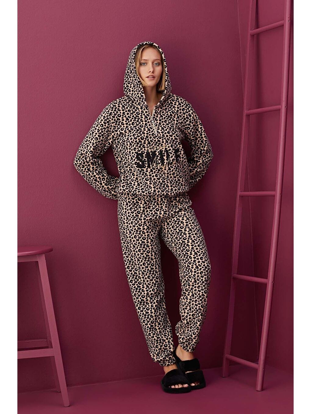 Bej Softboa Eşofman Takım 8505-2