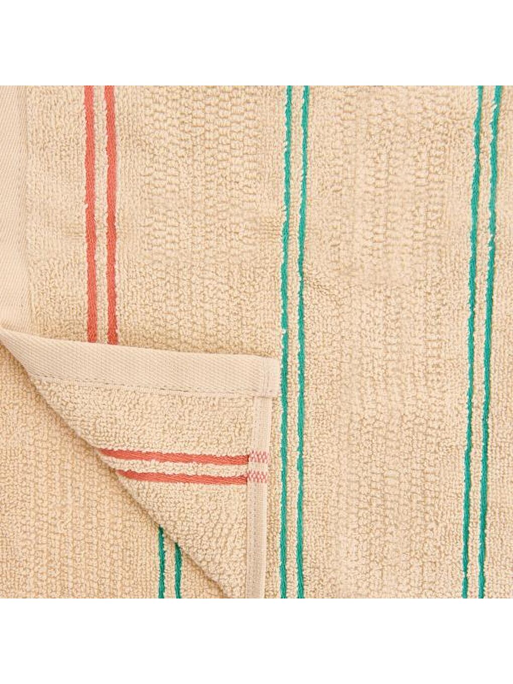 Evidea Soft Linea 2'li Havlu Seti - Bej - 30x30 cm - 2