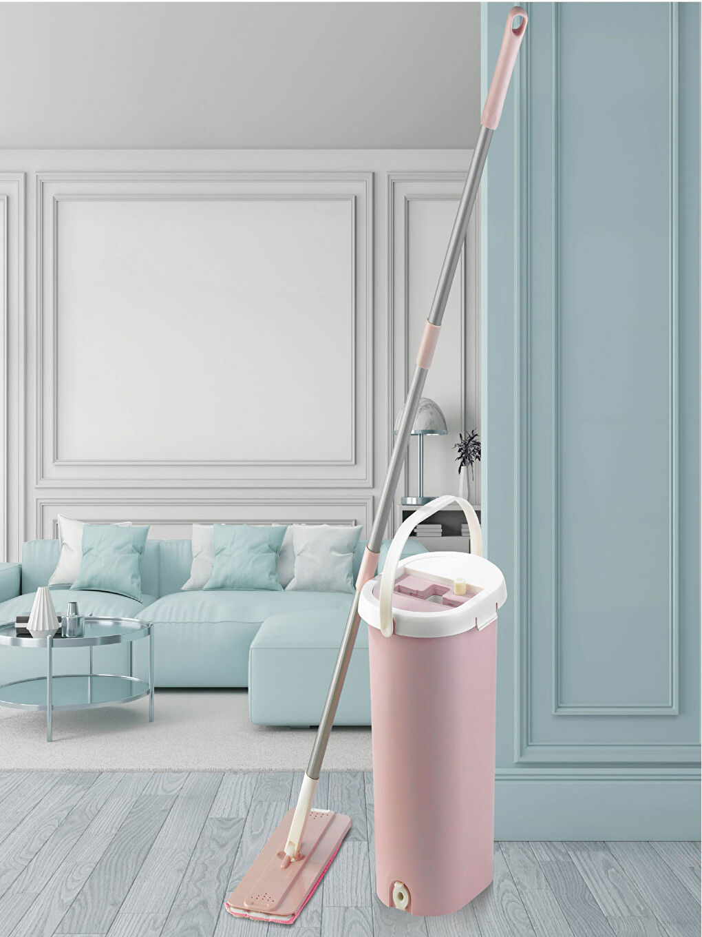 Pembe Vip Ahmet Junior Vp-499 Tek Girişle Yıkama Kurulama Temizleme Seti-1