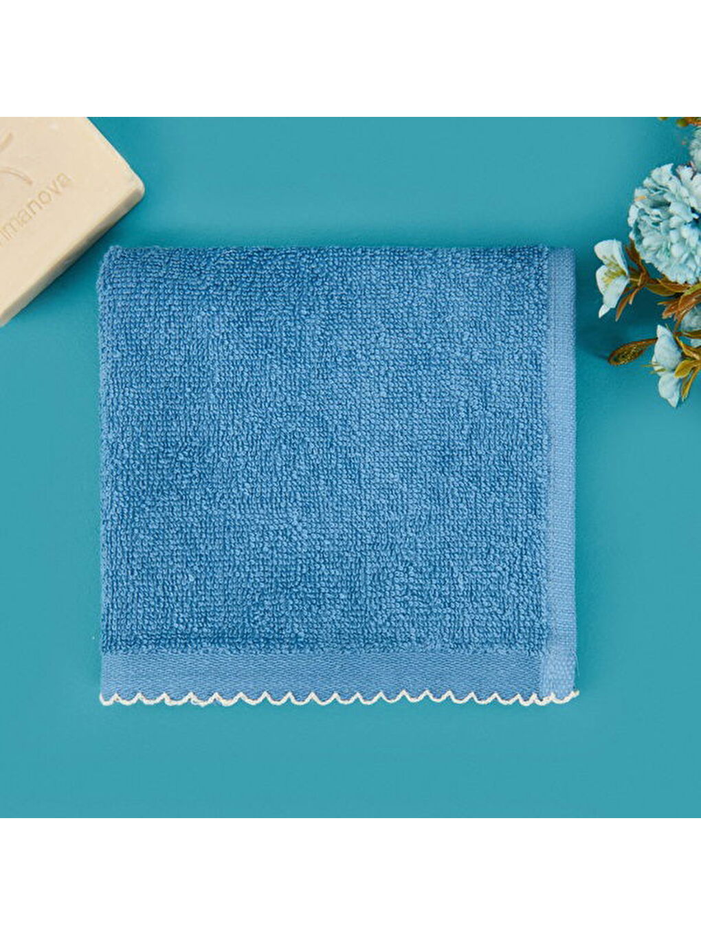 Soft Verena El Havlusu - Mavi - 30x40 cm