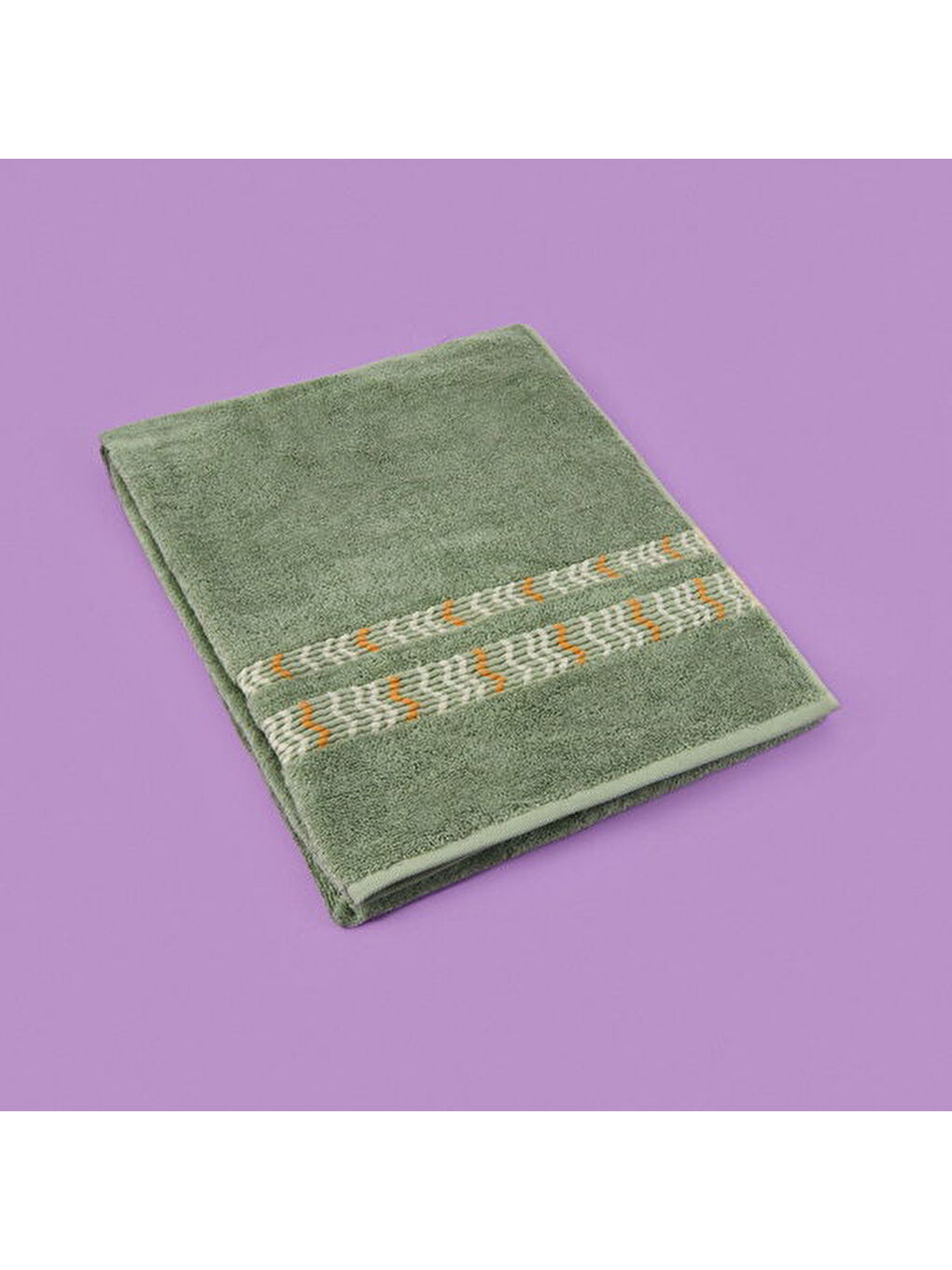Soft Fiona Banyo Havlusu - Yeşil - 70x140 cm-1