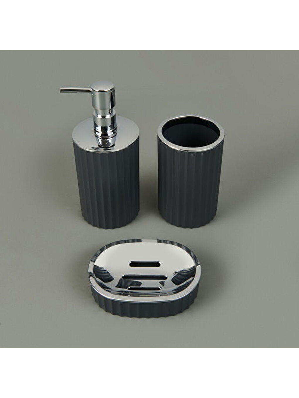 Bath Coliseum 5'li Banyo Seti - Antrasit-1