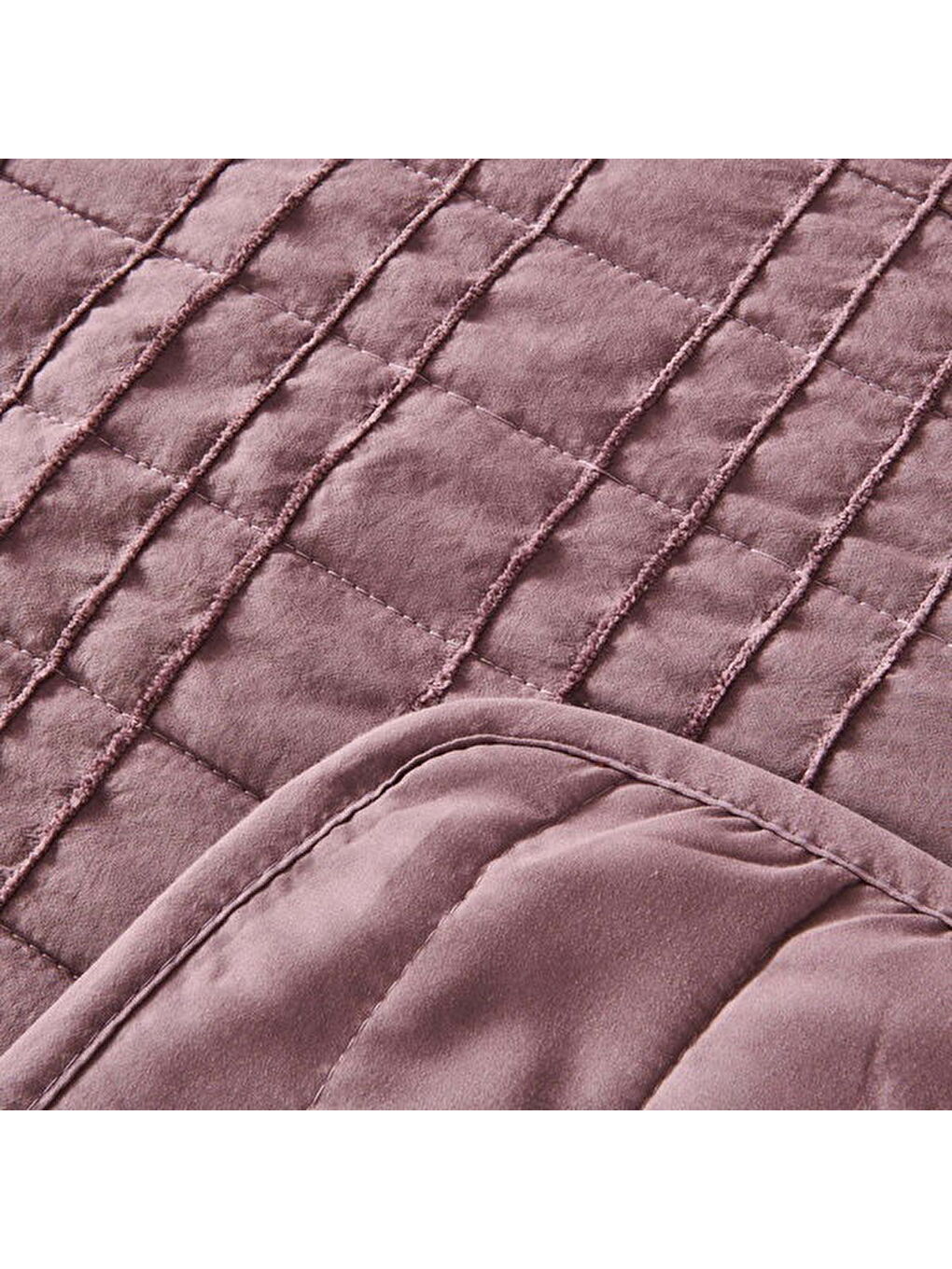 Soft Elit Çift Kişilik Yatak Örtüsü Seti - Mürdüm - 200x230 cm-1