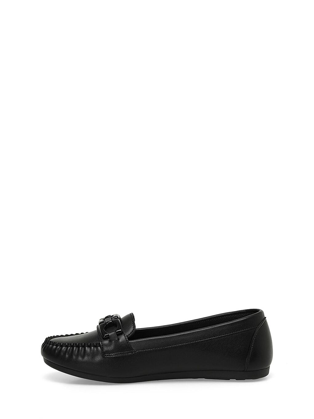 DS23007 4FX Siyah Kadın Loafer-2