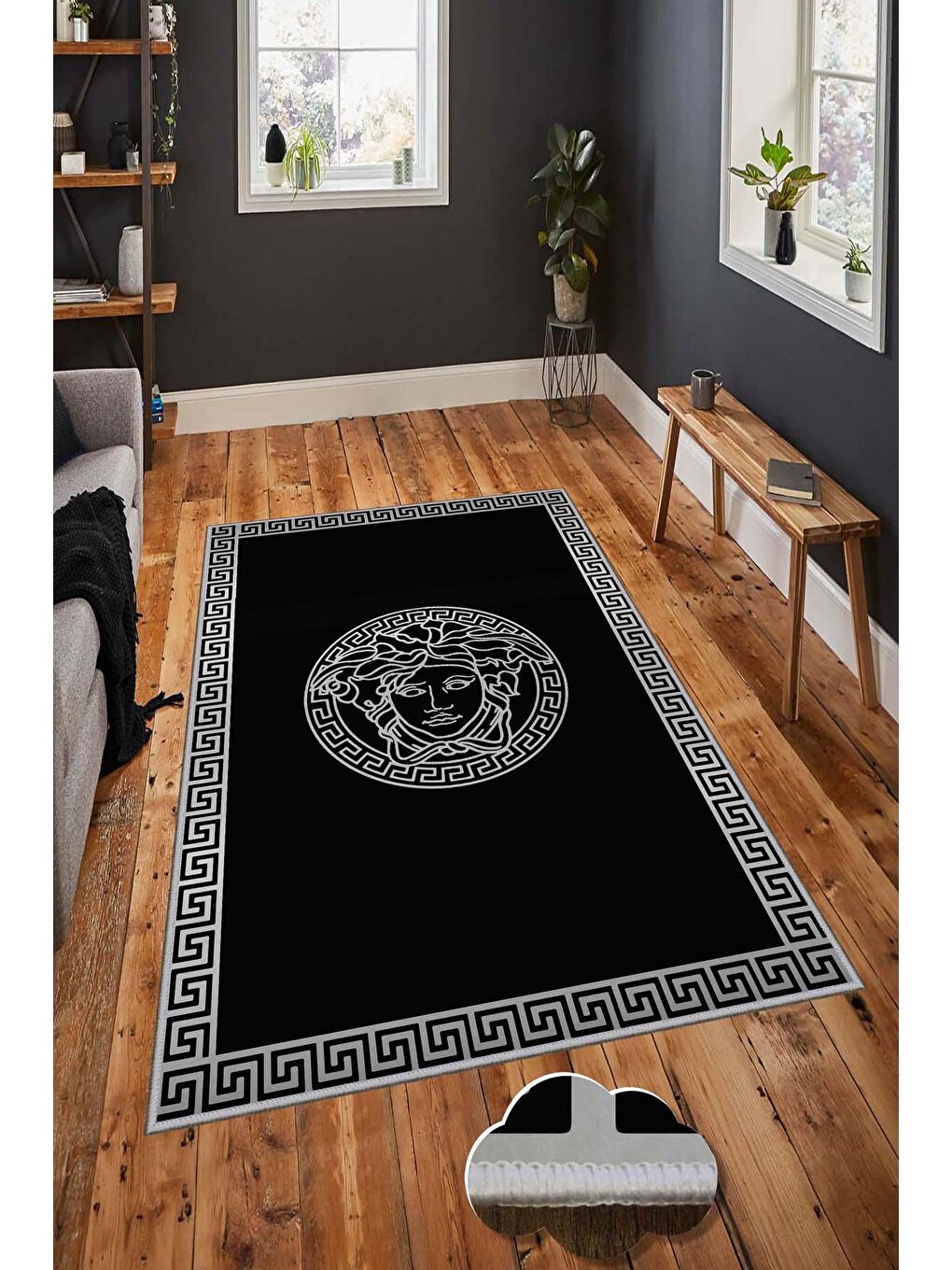 Karışık Dekoratif Özel Tasarım Modern Halı 100x200